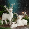Jelonek Świąteczny 27x13x48cm Figurka Dekoracyjna Merry Christmas 