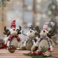 Renifer Świąteczny 22x18x35cm Figurka Dekoracyjna Merry Christmas   