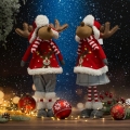 Renifer Świąteczny 20x12x52cm Figurka Dekoracyjna Merry Christmas   