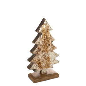 Choinka Świąteczna 12x5x21cm Figurka Dekoracyjna Merry Christmas 