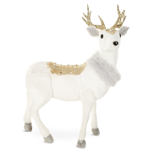 Jelonek Świąteczny 20x11x36cm Figurka Dekoracyjna Merry Christmas   