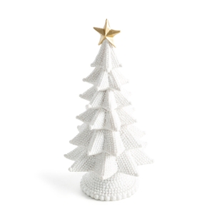 Choinka Świąteczny 10x10x19cm Figurka Dekoracyjna Merry Christmas  