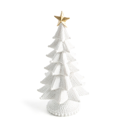 Choinka Świąteczny 10x10x19cm Figurka Dekoracyjna Merry Christmas  