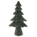 Choinka Świąteczna 24x12x43cm Figurka Dekoracyjna Merry Christmas Zielona 