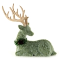 Jelonek Świąteczny 30x12x40cm Figurka Dekoracyjna Merry Christmas Zielona 