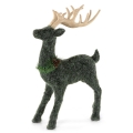 Jelonek Świąteczny 30x15x47cm Figurka Dekoracyjna Merry Christmas Zielona  