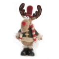 Renifer Świąteczny 24x14x35cm Figurka Dekoracyjna Merry Christmas     