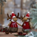 Renifer Świąteczny 25x22x37cm Figurka Dekoracyjna Merry Christmas      