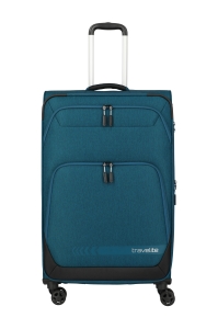 Walizka Travelite 78cm Duża L Kick off Niebieska Petrol