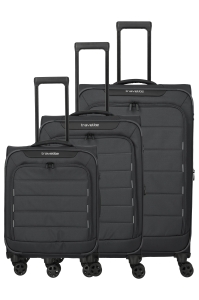 Zestaw Walizek Travelite Skaii S+M+L Antracyt Szary travelite Superlight