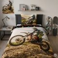 Pościel młodzieżowa 160x200 Motocross Motor Enduro