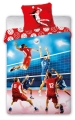 Pościel młodzieżowa 160x200 Siatkówka Drużyna Volleyball
