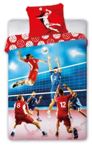 Pościel młodzieżowa 160x200 Siatkówka Drużyna Volleyball