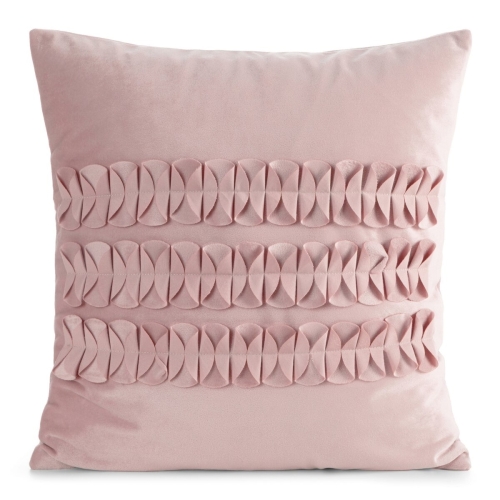 Poszewka Dekoracyjna 45x45 Sofia Velvet różowa