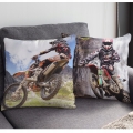 Poszewka 40x40 Motocross Motor Cross Bawełna 