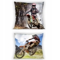 Poszewka 40x40 Motocross Motor Cross Bawełna 