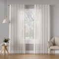 Zasłona z Taśmą Przelotki 145x250 Basic gładka biel