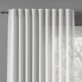 Zasłona z Taśmą Przelotki 145x300 Basic gładka biel
