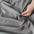 Zasłona z Taśmą Przelotki 145x300 Basic gładka Popiel