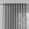 Zasłona z Taśmą Przelotki 145x300 Basic gładka Popiel