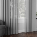 Zasłona z Taśmą Przelotki 145x300 Basic gładka Popiel