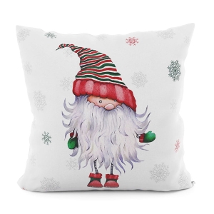 Poszewka Świąteczna Welurowa 40x40 GNOM 