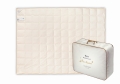 Kołdra PUCH GĘSI 70% 155x200 Basic Plus 1500g krem PREMIUM 