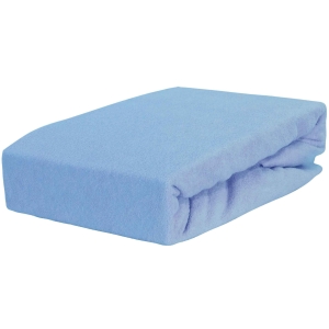 Prześcieradło FROTTE Z GUMKĄ 120x200 BŁĘKITNE