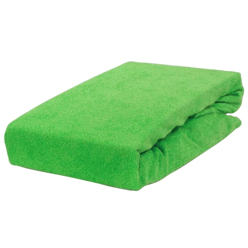 Prześcieradło FROTTE Z GUMKĄ 220x200 ZIELONE