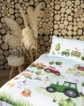 Pościel niemowlęca 100x135 Traktorek Farma BAWEŁNA  