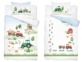 Pościel niemowlęca 100x135 Traktorek Farma BAWEŁNA  