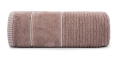 Ręcznik 70x140 Teo pudrowy 470g 100% bawełna z welurem 