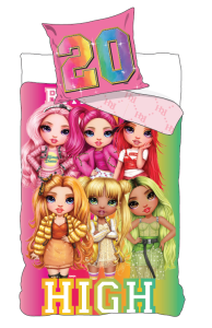 Pościel Bawełniana 140x200 Rainbow High 