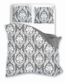 Pościel Bawełniana 160x200 Glamour Ornament popiel