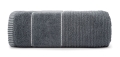 Ręcznik 100x150 Teo Basenowy szary 470g 100% bawełna z welurem   