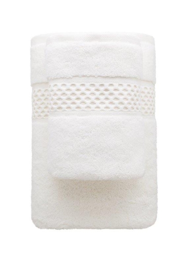 Ręcznik 50x90 Rete gruby kremowy 100% bawełna 650g miękki 