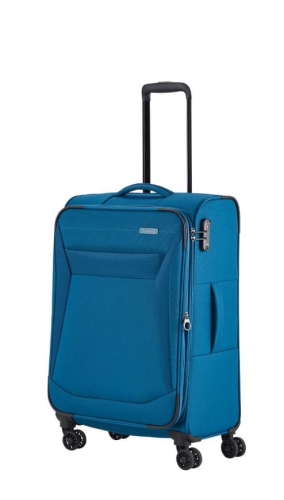 Walizka Travelite 66cm Średnia M Chios Niebieska Petrol 
