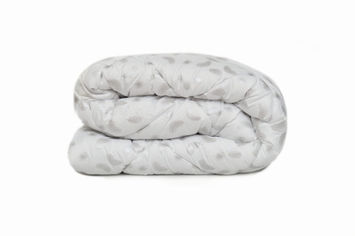 Kołdra 220x200 Całoroczna Antyalergiczna w piórka srebrne PREMIUM  