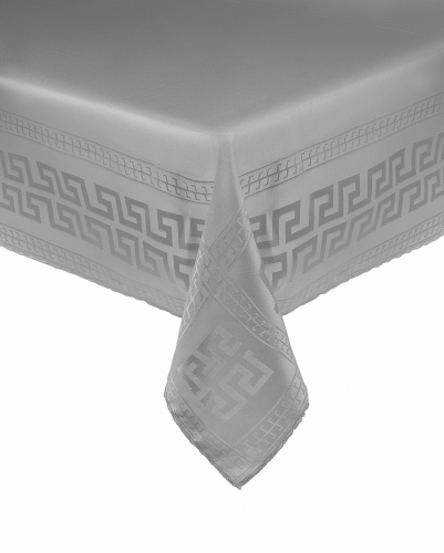 Obrus plamoodporny szary 140x350 Grecki LUX