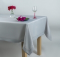 Obrus z Mereżką szary 140x200 Elegancki 