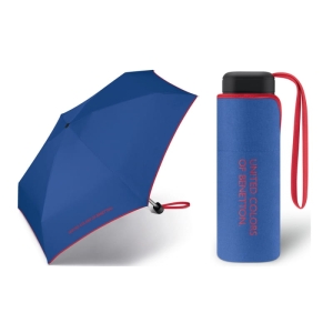 Parasol Benetton składany z pokrowcem Ultra Mini Niebieski
