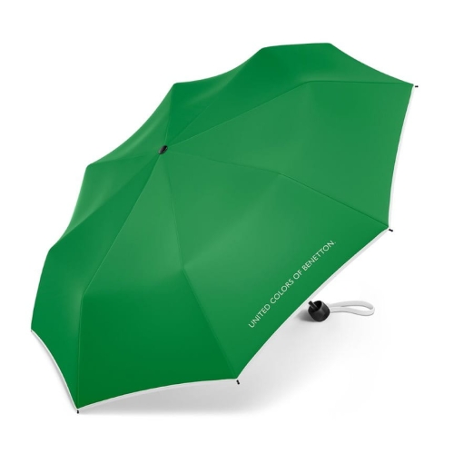Parasol Benetton krótki składany z pokrowcem Super Mini Zielony