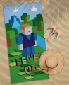 Ręcznik Plażowy Kąpielowy 70X140 MINECRAFT STEVE