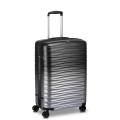 Walizka Średnia Roncato  66cm M  Wave Spot Czarna Szara 
