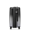 Walizka Średnia Roncato  66cm M  Wave Spot Czarna Szara 