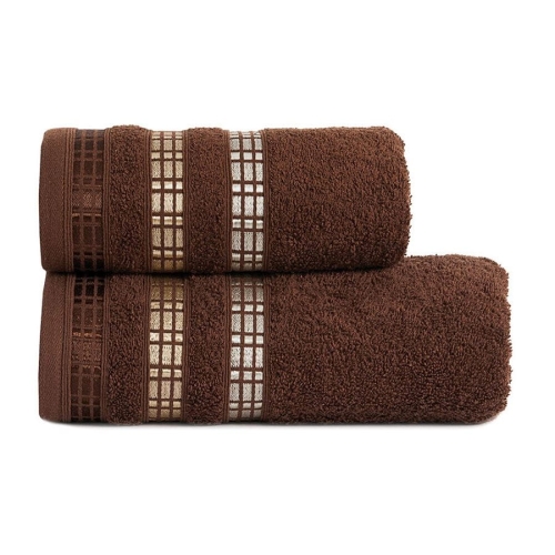 Ręcznik 50x90 brązowy luxury Markizeta 