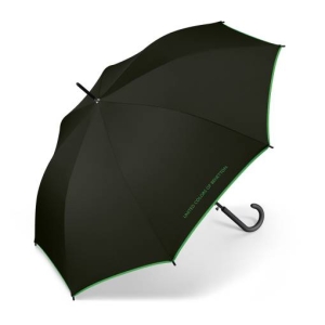 Parasol Benetton składany Long Automat Czarny Zielony