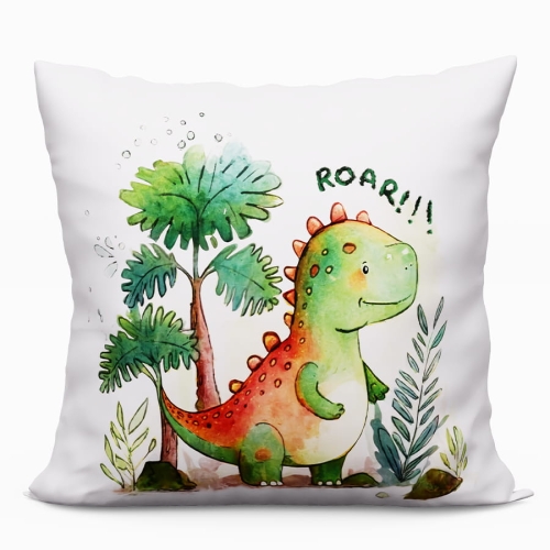 Poduszka 40x40 Dekoracyjna Dziecięca Dinozaur