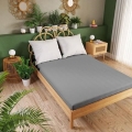 Prześcieradło JERSEY Z GUMKĄ 180x200 C. SZARY