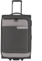 Walizka Średnia M 66cm TRAVELITE VIA 2 koła szara czarna 
